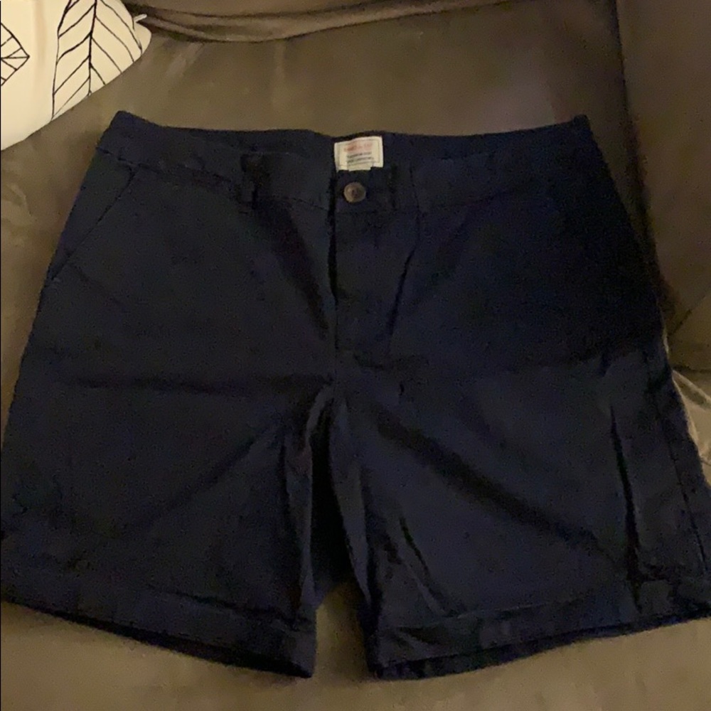 Gap Khaki Roll Up Boyfriend Shorts